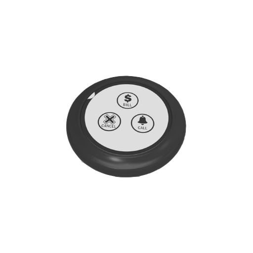 [500000002] RGRS-C-T303 Безжичен повиквателен бутон 3 функции, черен