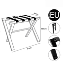 CLASSIC Дървена сгъваема поставка за багаж с текстилни ленти (копие)