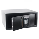 HOTELLO STAR Хотелси сейф с  електронно заключване, памет последните 100 отваряния, възможност за отдаване под наем, външни размери 200*420*370 (В*Ш*Д), осветление, черен. място за съхранение на 15"лаптоп (копие)