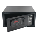 HOTELLO STAR Хотелси сейф с  електронно заключване, памет последните 100 отваряния, възможност за отдаване под наем, външни размери 200*420*370 (В*Ш*Д), осветление, черен. място за съхранение на 15"лаптоп (копие)