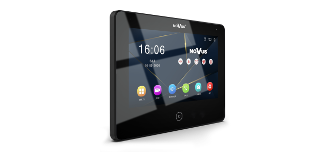 NVE-MV107WIFI-B NVE-MV107WIFI-B IP монитор за видеодомофон  LCD TFT; Резолюция: 1024 x 600 px; Диагонал: 7"