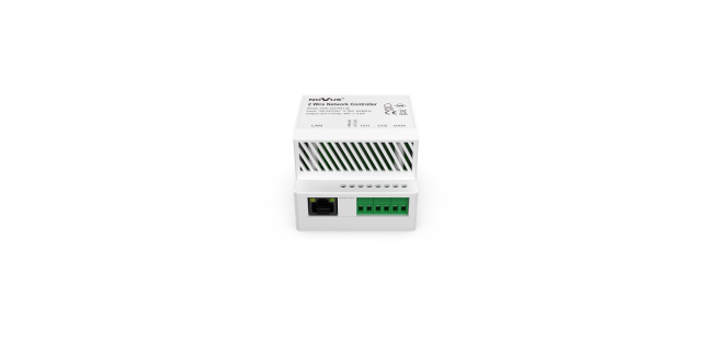 NVE-2W-PS136 2-Wire/IP Network Controller for video intercoms; DIN rail mounting