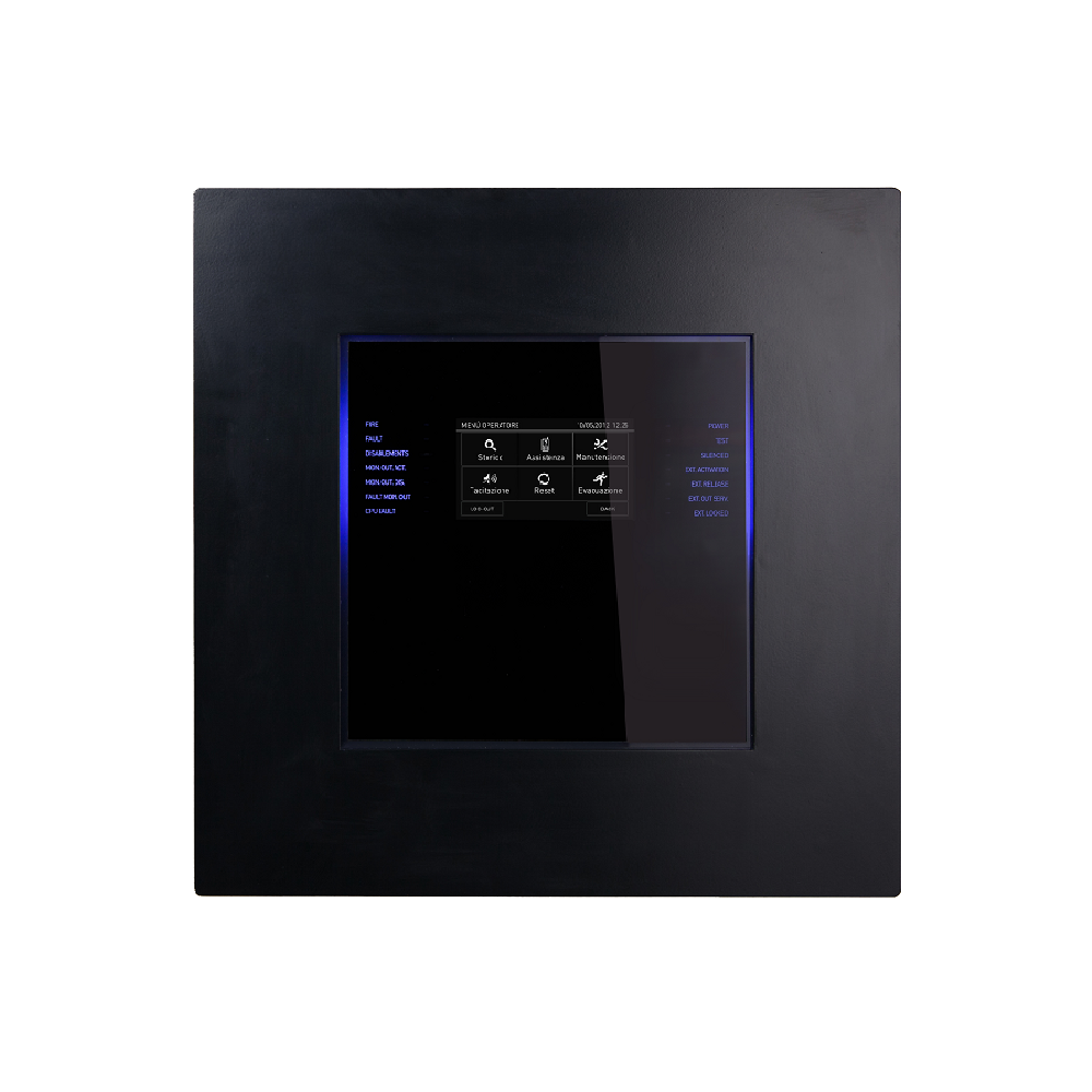 TeledataONE Addressable control panel with 1 loop expandable to 9 max. 240 devices per Loop