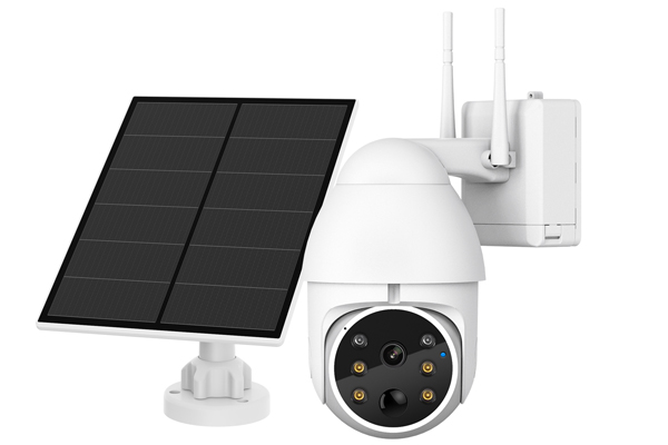 SMILE PTZ SOL PTZ Соларна камера за наблюдение, външна камера за видеонаблюдение, WiFi камера