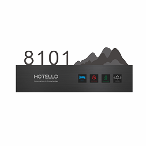 LEDORO LED signage for hotel rooms with 5 types of indication and bell