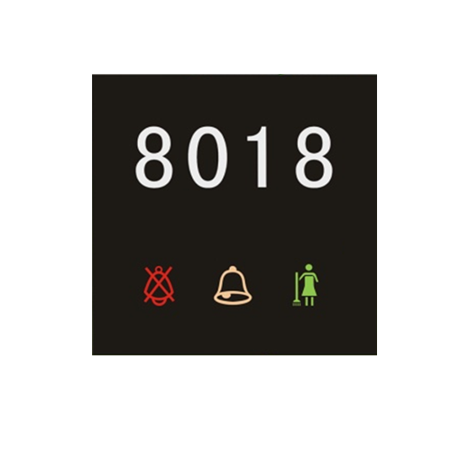 DOORON LED табели за хотелски стаи с 4 типа индикация и звънец