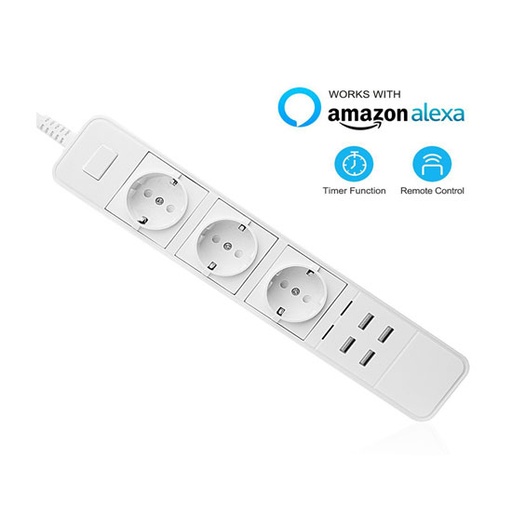 [460000017] SMILE POWER STRIP USB  WIFI смарт разклонител с 4 USB порта