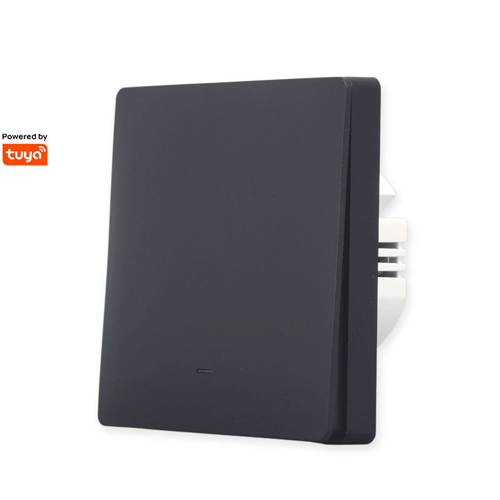 [460000092] SMILE ZB1 BK Zigbee smart single gang light switch, black, two-wire line (non-zero)