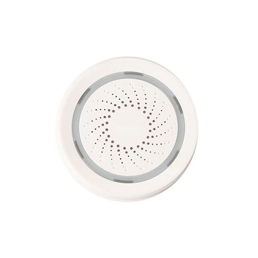 [460000039] SMILE WIFI SIREN WiFi Siren 120dB, Compatible with Smart Life Tuya