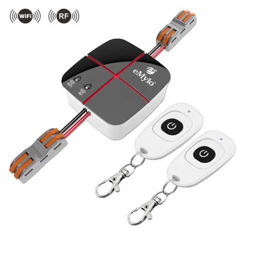 [460000006] TURTLE_BASIC_LV_RF WiFi+RF Electric Switch with Single Relay, 5-24V, Smart Life, Tuya